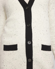 Tipped Lady Jacket Cardigan English Cream - Chico's