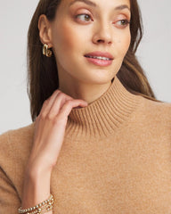Cashmere Elbow-Sleeve Sweater Camel - Chico's