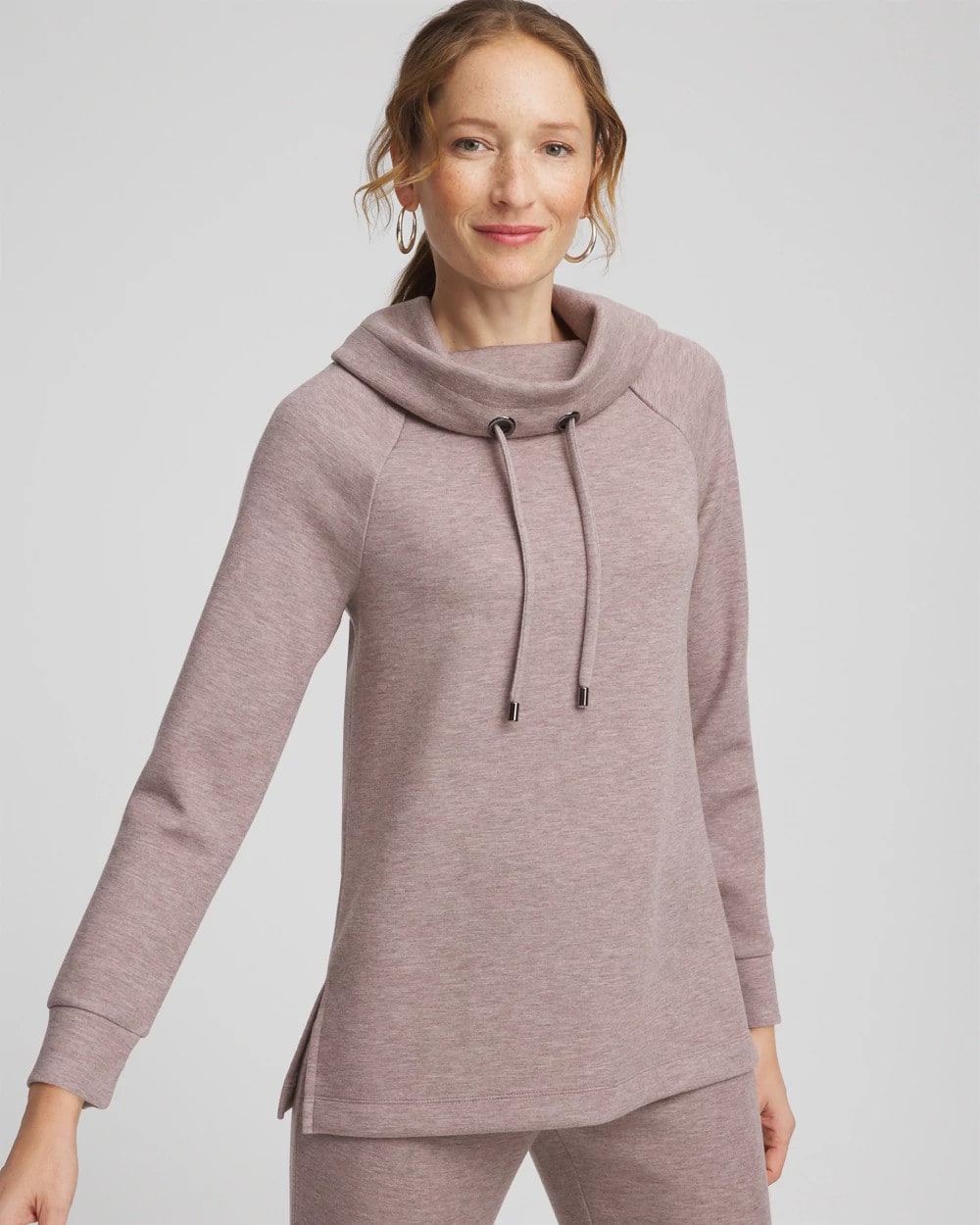 Zenergy® Soft Tunic Taupe Heather - Chico's