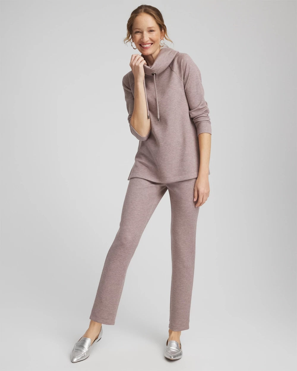 Zenergy® Soft Tunic Taupe Heather - Chico's