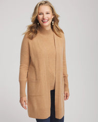Cashmere Duster Cardigan Camel - Chico's