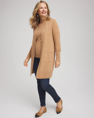 Cashmere Duster Cardigan Camel - Chico's