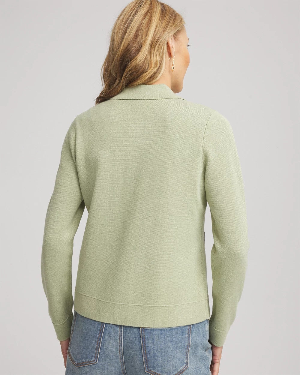 Button-Front Cardigan Jacket Sage Meadow - Chico's