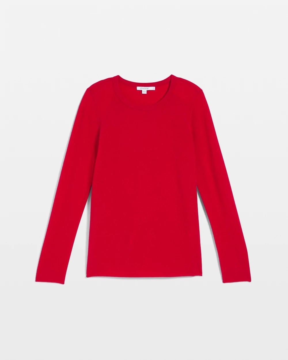 Crewneck Cashmere Pullover Sweater Red - Chico's