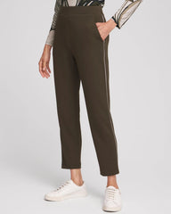 Zenergy® Caviar Bead Scuba Ankle Pants Primordial Forest - Chico's