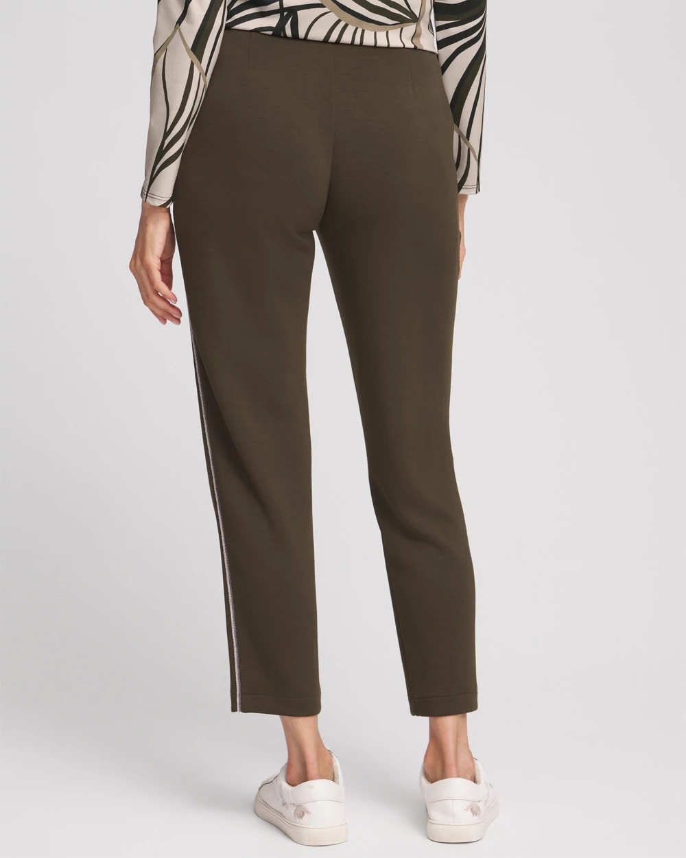 Zenergy® Caviar Bead Scuba Ankle Pants Primordial Forest - Chico's