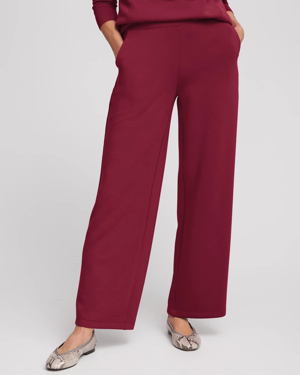 Zenergy® Wide Leg Pants Berry Compote - Chico's