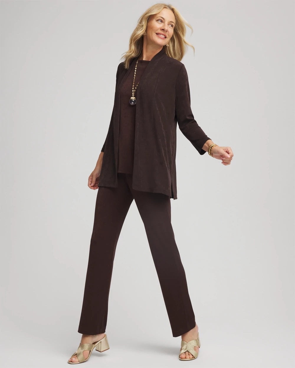 Petite Travelers™ No Tummy Pants Cocoa Bean - Chico's