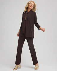 Petite Travelers™ No Tummy Pants Cocoa Bean - Chico's