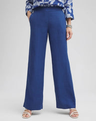 Linen Trouser Flare Pants Naval Indigo - Chico's