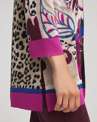 Travelers™ Collection Artisanal Cardigan Blackened Burgundy - Chico's