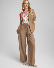 Linen Stretch Blazer Teakwood - Chico's