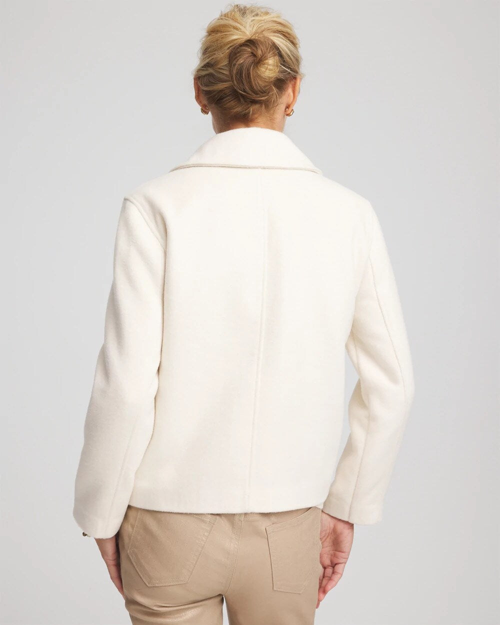 Wool Peacoat English Cream - Chico's