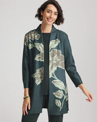 Travelers™ Collection Artisanal Crushed Reversible Jacket Darkest Spruce - Chico's