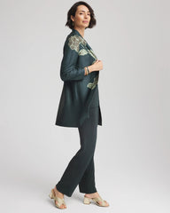 Travelers™ Collection Artisanal Crushed Reversible Jacket Darkest Spruce - Chico's