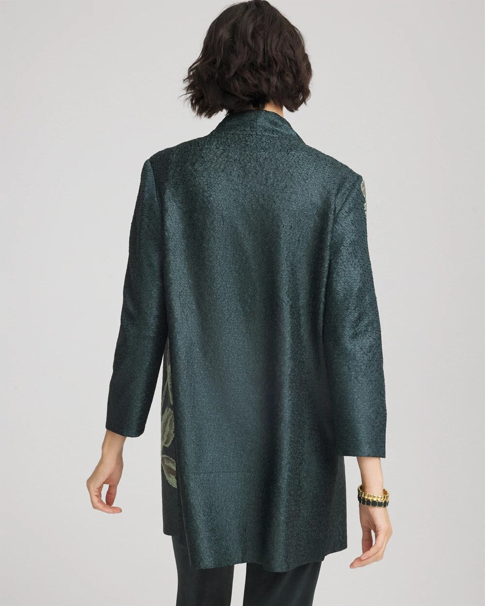 Travelers™ Collection Artisanal Crushed Reversible Jacket Darkest Spruce - Chico's