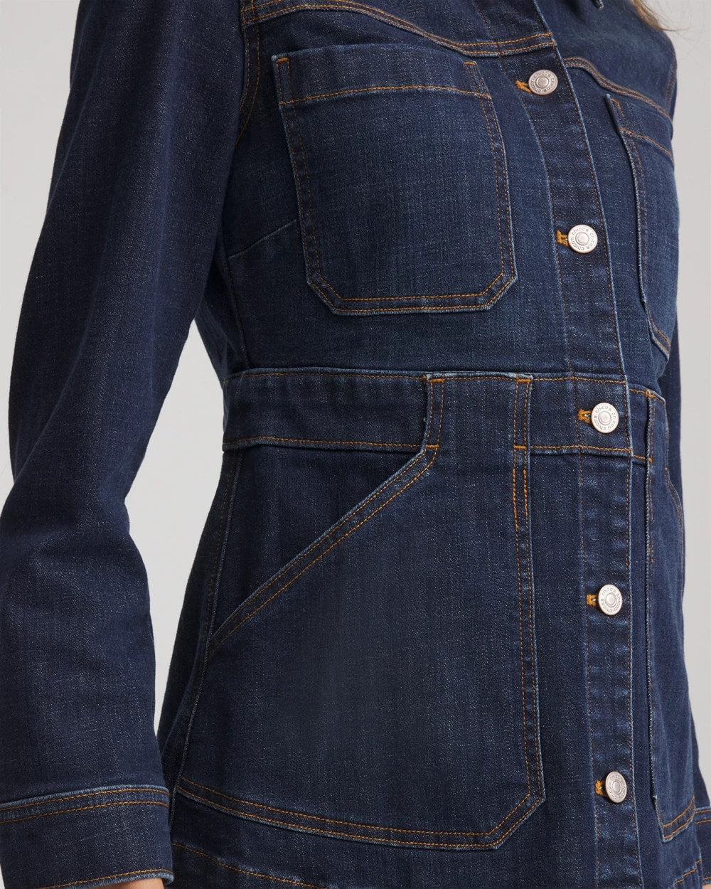 Denim Field Jacket Morning Star Indigo - Chico's