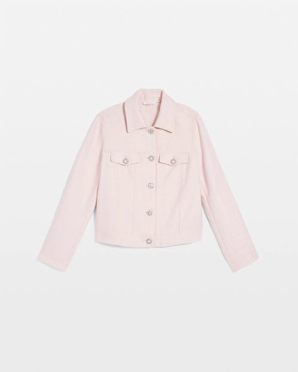 Boucle Casual Jacket Blushed - Chico's