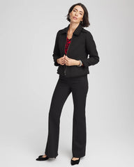 Bouclé Peplum Jacket Black - Chico's