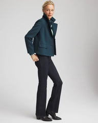Plush Knit Blazer Teal Shadow - Chico's