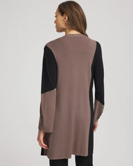 Travelers™ Collection Colorblock Cardigan Deep Taupe - Chico's