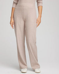 Zenergy® Brushed Ribbed Pants Light Taupe Heather - Chico's