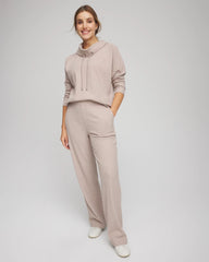 Zenergy® Brushed Ribbed Pants Light Taupe Heather - Chico's