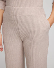 Zenergy® Brushed Ribbed Pants Light Taupe Heather - Chico's