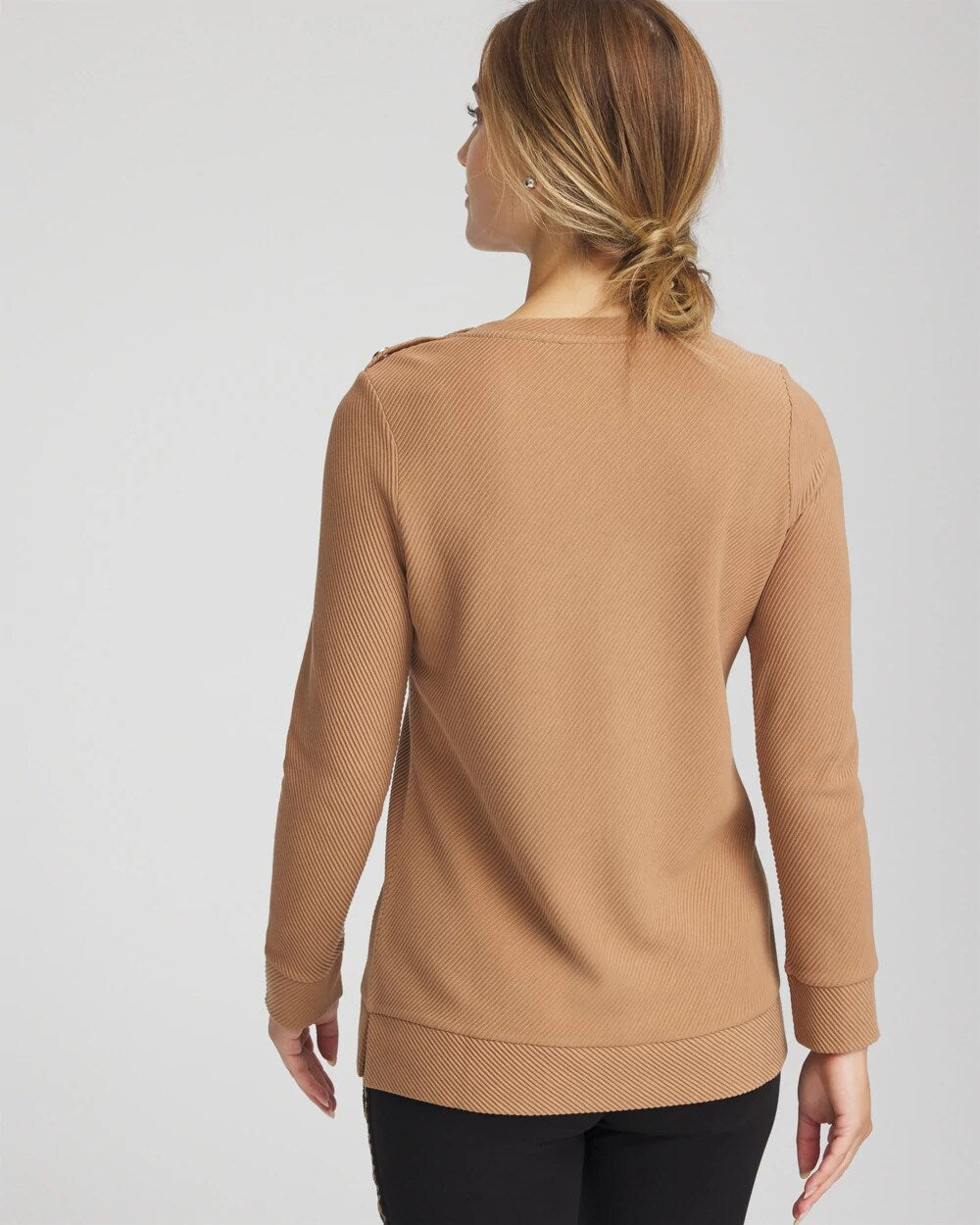 Zenergy® Ottoman Ribbed Tunic Caramel Apple - Chico's