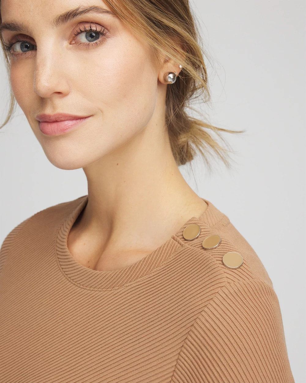 Zenergy® Ottoman Ribbed Tunic Caramel Apple - Chico's