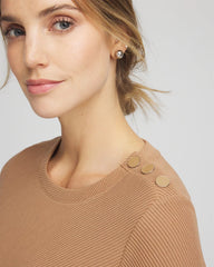 Zenergy® Ottoman Ribbed Tunic Caramel Apple - Chico's