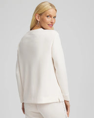 Zenergy® Rhinestone Pullover Top English Cream - Chico's