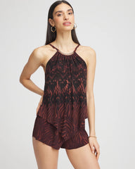 Magicsuit® Goldie Zabra Romper Multi Brown - Chico's