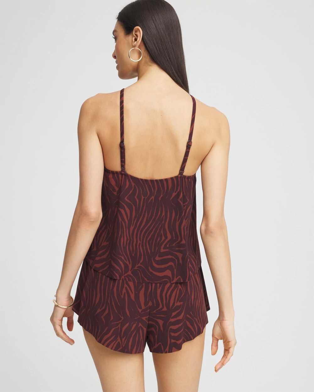 Magicsuit® Goldie Zabra Romper Multi Brown - Chico's