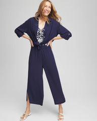 Chico's Beach Swimsuit Cover-Up Set Passport Blue - Chico's