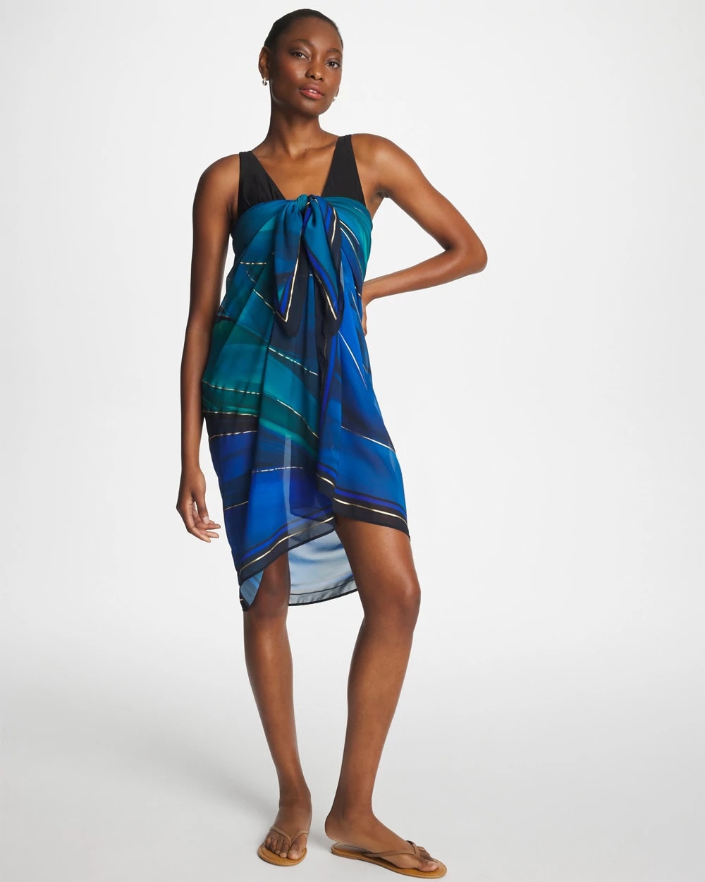 Miraclesuit® Maldiva Pareo Blue Multi - Chico's