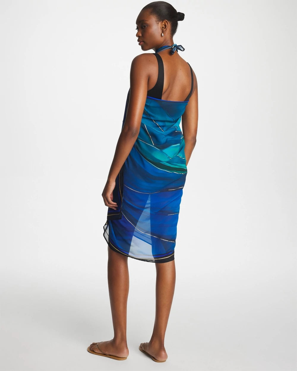 Miraclesuit® Maldiva Pareo Blue Multi - Chico's
