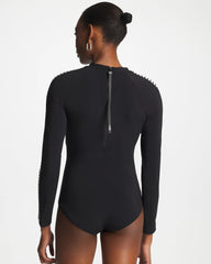 Gottex Coco Long Sleeve One Piece Black/White - Chico's