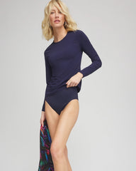 Gottex Long-Sleeve Swim Shirt Navy - Chico's