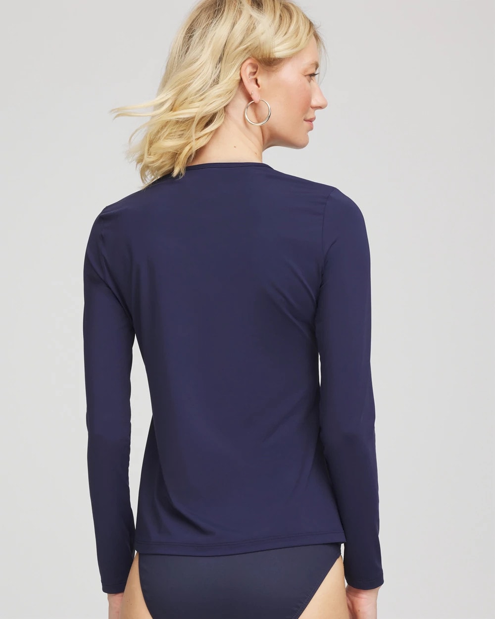 Gottex Long-Sleeve Swim Shirt Navy - Chico's