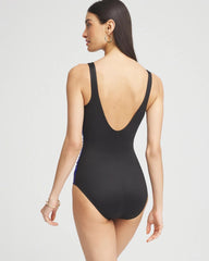 Miraclesuit® Paka Mayan Temptress One Piece Swimsuit Black And Blue - Chico's