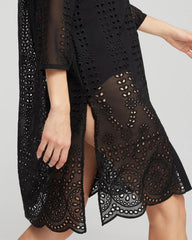 Shirt Dress Swim Coverup Black - Chico's