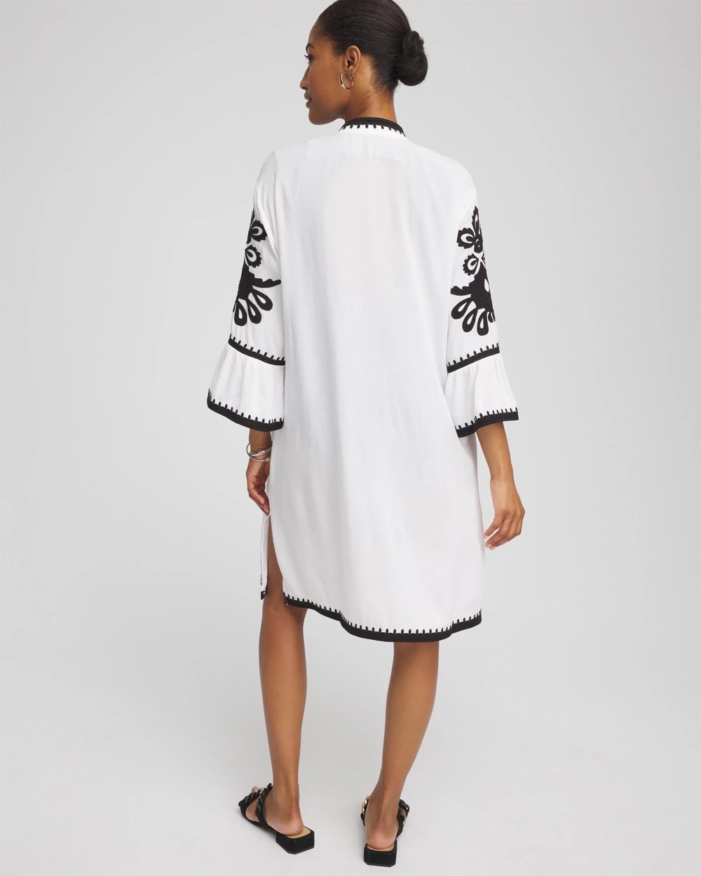 Embroidered Beach Swimsuit Cover Up Alabaster - Chico's