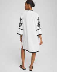 Embroidered Beach Swimsuit Cover Up Alabaster - Chico's