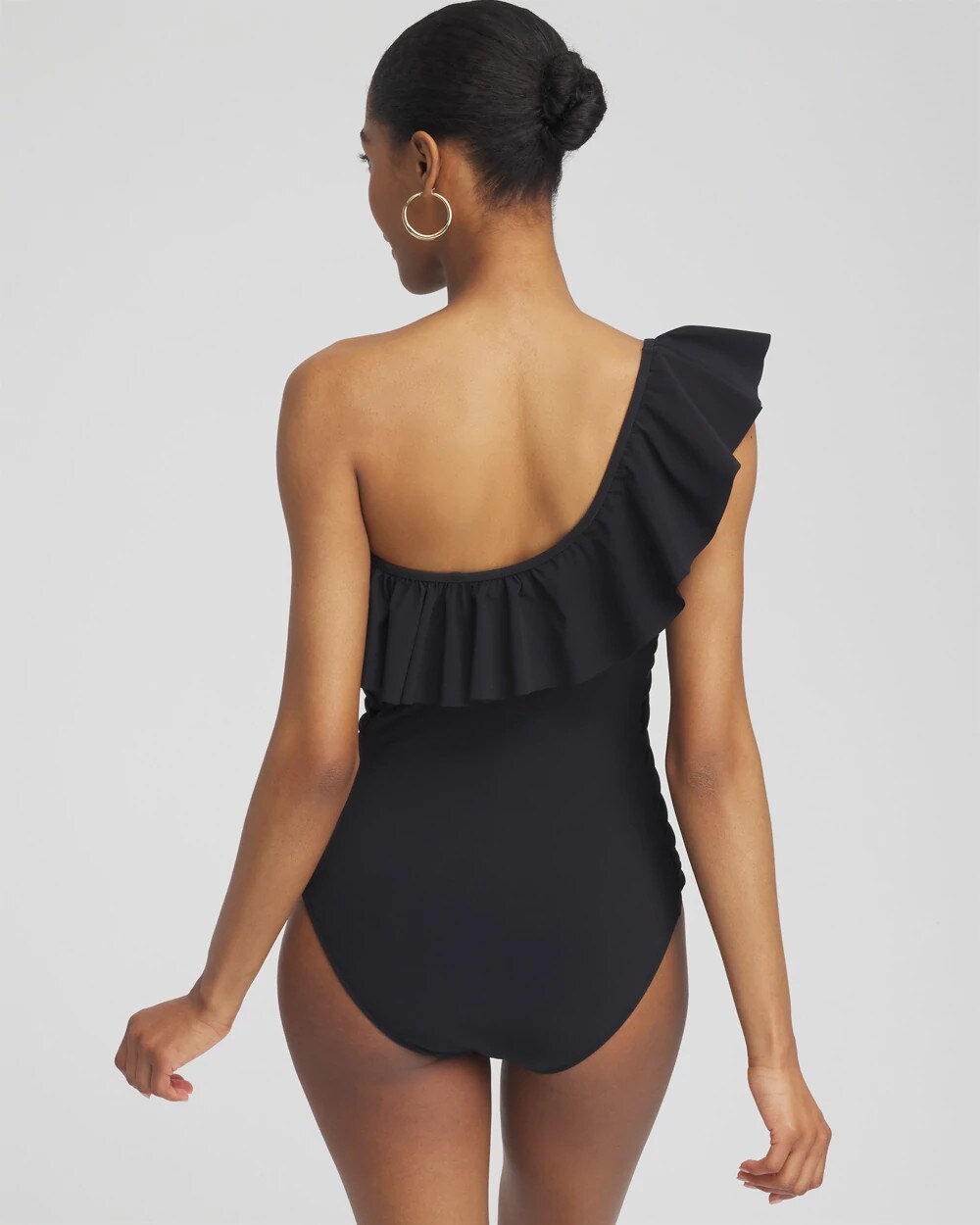 Gottex One Shoulder One Piece Swimsuit Black - Chico's