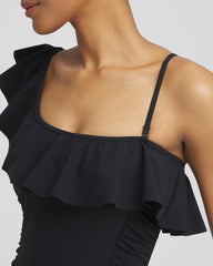 Gottex One Shoulder One Piece Swimsuit Black - Chico's