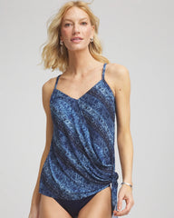 Magicsuit® Via Roma Alex Tankini Blue Multi - Chico's