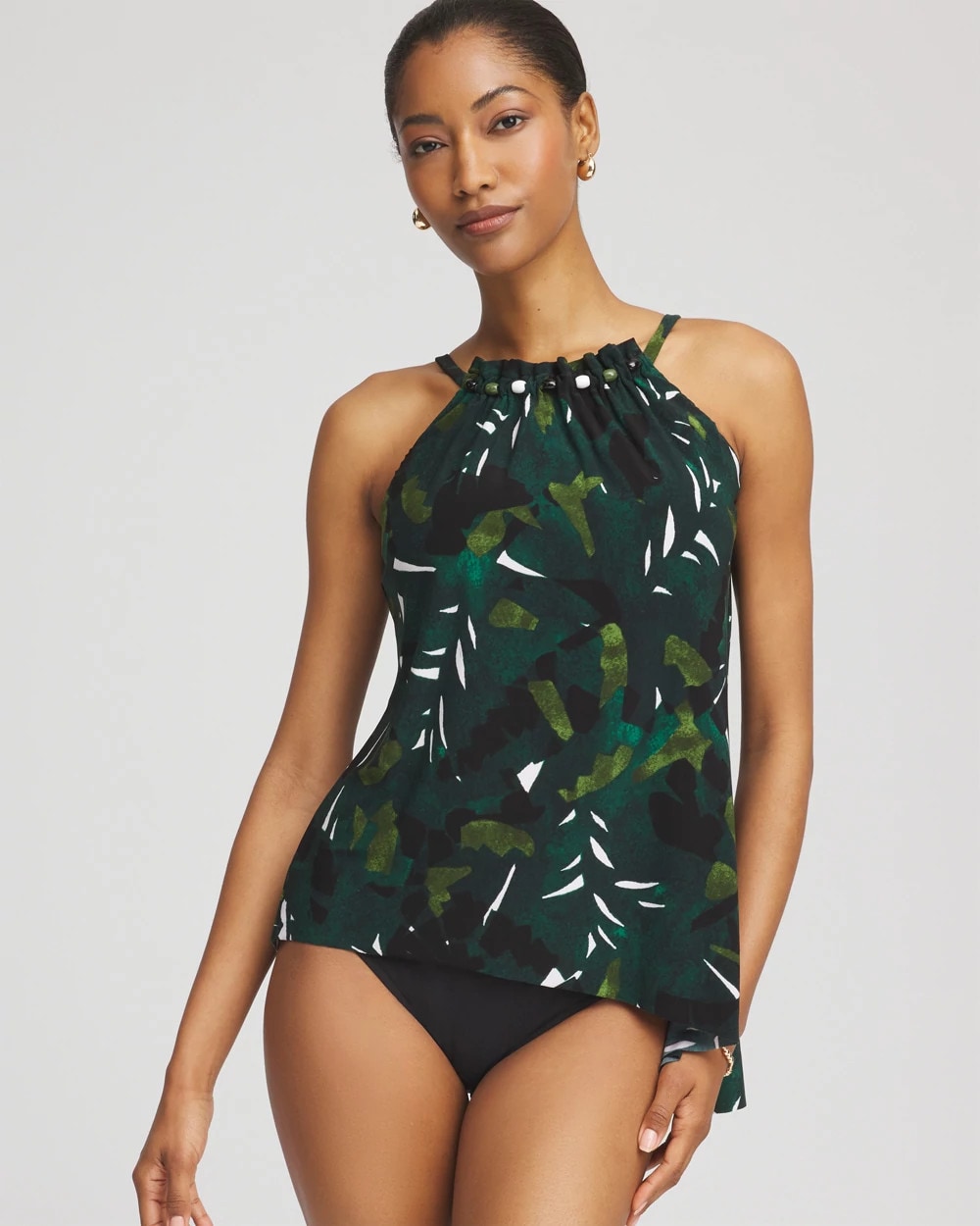 Magicsuit® Palmetto Regina Tankini Green Print - Chico's