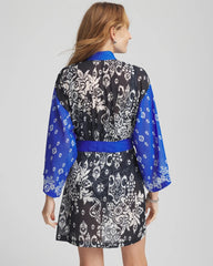 Miraclesuit® Talavera Kimono Midnight And White - Chico's