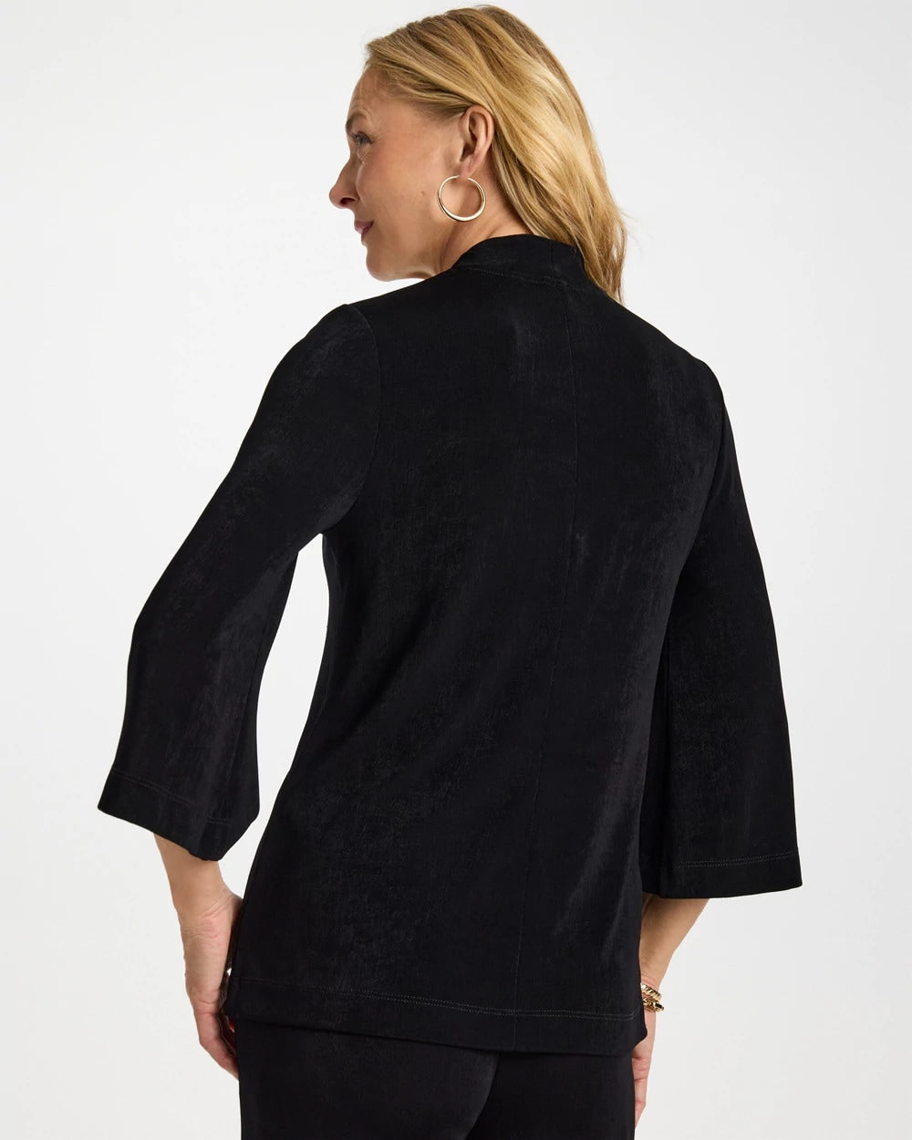 Travelers™ V-Neck Kimono Top Travelers Black - Chico's